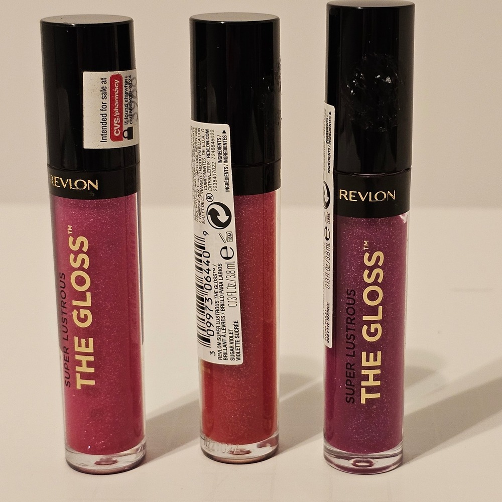 NEW Revlon Super Lustrous The Gloss Sugar Violet 230 Lip Gloss 0.3 Fl Oz SEALED - Picture 1 of 4